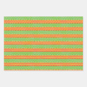 Geometric Tribal Retro Mid-Century Pattern Geschenkpapier Set (Vorderseite 3)