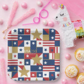 Geometric USA250 4. Juli ID1315 Pappteller (Party)
