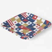 Geometric USA250 4. Juli ID1315 Pappteller (Gewinkelt)