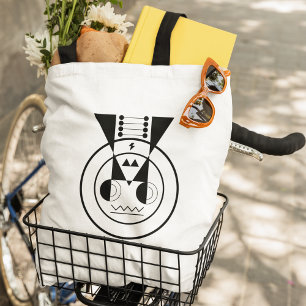 Geometric Ushi Ox - Japanisches Zodiac-Symbol Tasche