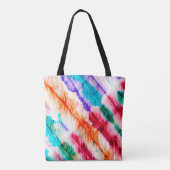 Geometric Wallpaper. Vintage Design. Shibori Textu Tasche (Rückseite)