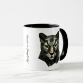 "Geometric Wild Elegance" Tasse (VorderseiteRechts)
