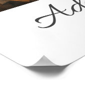 Geometric Wild Horse Abstract Art Poster (Ecke)