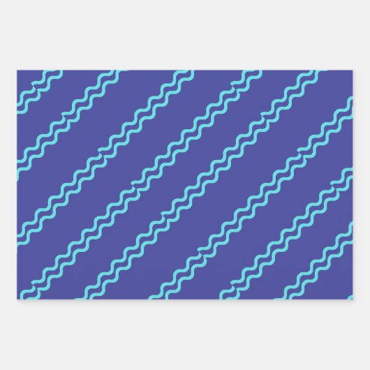 Geometric Wrapping Paper Flat Sheet Set of 3 Geschenkpapier Set (Vorderseite 2)