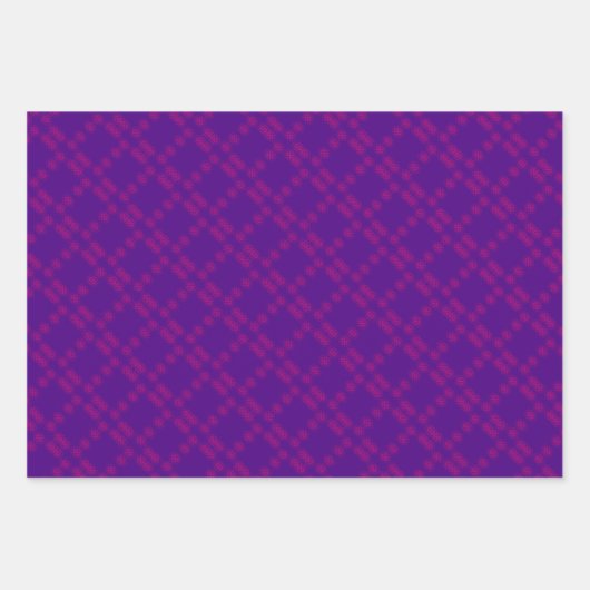 Geometric Wrapping Paper Flat Sheet Set of 3 Geschenkpapier Set (Vorderseite 3)