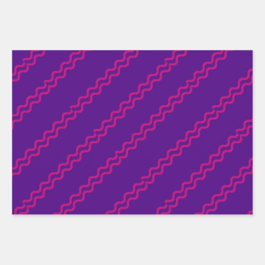 Geometric Wrapping Paper Flat Sheet Set of 3 Geschenkpapier Set (Vorderseite 2)