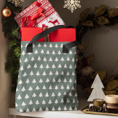 Geometric Xmas Tree Pattern Minimum Sage Green | Tasche