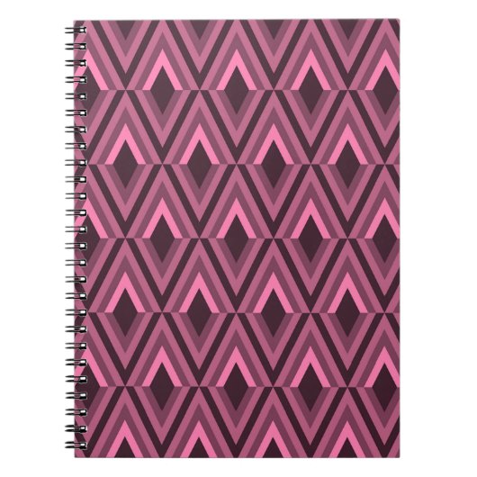 Geometric Zig Zag Ethnic Seamless Notizblock (Vorderseite)