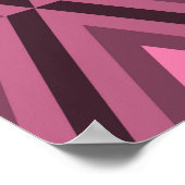 Geometric Zig Zag Ethnic Seamless Poster (Ecke)