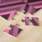 Geometric Zig Zag Ethnic Seamless Puzzle (Seite)