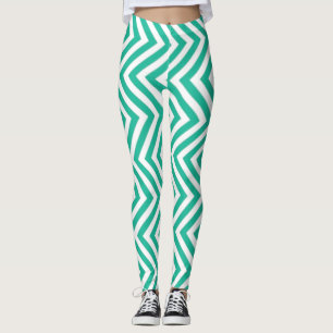 Geometric Zigzag Leggings