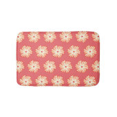 geometrical feminine bright kaleidoscope pattern  badematte (Vorderseite)
