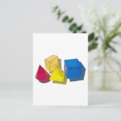 GeometricShapes021411 Postkarte (Stehend Vorderseite)