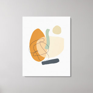 Geometrie, Abstrakt, Minimal, modern, Pastel Leinwanddruck