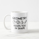 Geometrie Behalte Ihnen in Form Kaffeetasse (Links)
