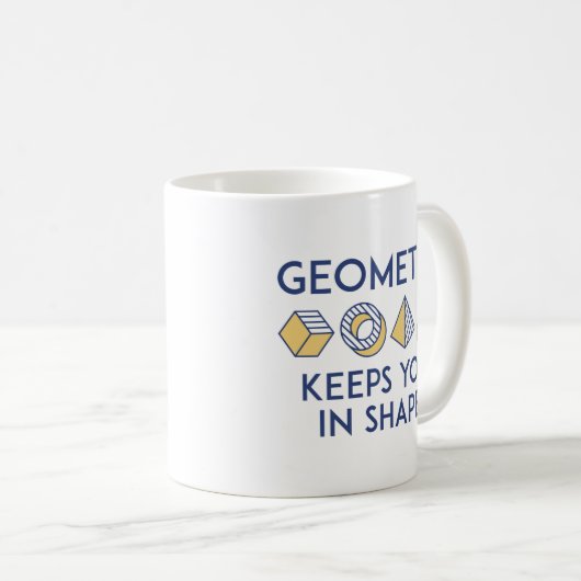 Geometrie Behalte Ihnen in Form Kaffeetasse (VorderseiteRechts)