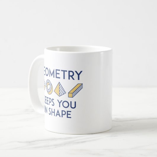 Geometrie Behalte Ihnen in Form Kaffeetasse (Vorderseite Links)