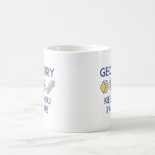 Geometrie Behalte Ihnen in Form Kaffeetasse (Mittel)