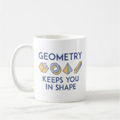 Geometrie Behalte Ihnen in Form Kaffeetasse (Links)