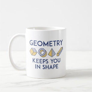Geometrie Behalte Ihnen in Form Kaffeetasse