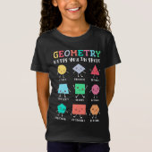 Geometrie Behalte Ihnen in Form - Spaß für Schulma T-Shirt (Vorderseite)