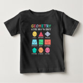 Geometrie behalte Sie in Form, geometrischen Forme Baby T-shirt (Vorderseite)