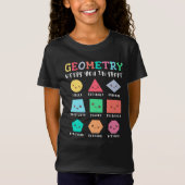 Geometrie behalte Sie in Form, geometrischen Forme T-Shirt (Vorderseite)