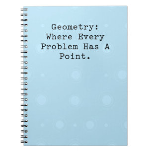 Geometrie, bei der jedes Problem einen Punkt hat, Notizblock