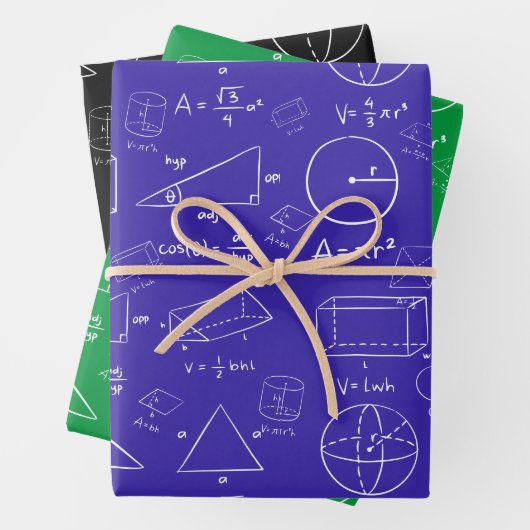 Geometrie Beruflich Geschenkpapier Set (Beispiel)