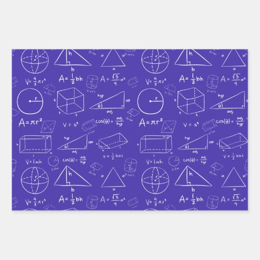 Geometrie Beruflich Geschenkpapier Set (Vorderseite)