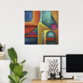Geometrie der Essenz Poster (Heimbüro)