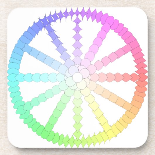 Geometrie der Evolution Polygon Getränkeuntersetzer (Vorderseite)