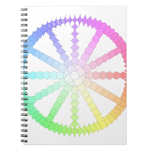 Geometrie der Evolution Polygon Notizblock (Vorderseite)