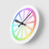 Geometrie der Evolution Polygon Runde Wanduhr (Winkel)