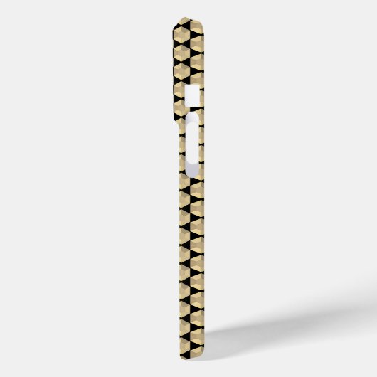 Geometrie der Goldene Gestüte Case-Mate iPhone Hülle (Rückseite / Links)