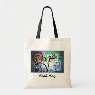 Geometrie der Mathematik auf einer Buchtasche.#2 Tragetasche