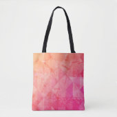 Geometrie der rosa Urinfarbe Tasche (Vorderseite)