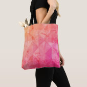 Geometrie der rosa Urinfarbe Tasche (Von Nahem)