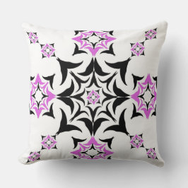 "Geometrie der Sternexplosion Floral" Kissen