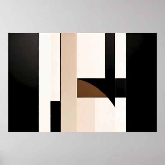 Geometrie der Stille Poster (Vorne)