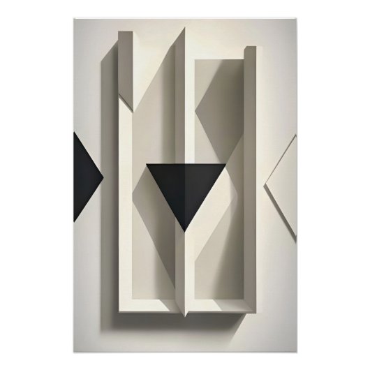 Geometrie der Stille Poster (Vorderseite)
