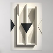 Geometrie der Stille Poster (Vorne)