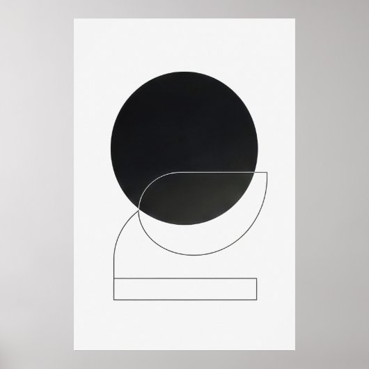 Geometrie der Stille Poster (Vorne)