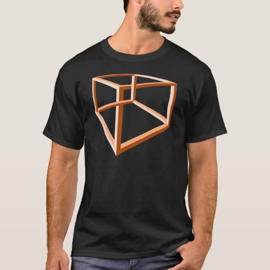 Geometrie der Täuschungs-unmögliche Illusions-3d T-Shirt (Vorderseite)