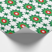 Geometrie der Weihnachtszeit Geschenkpapier (Ecke)