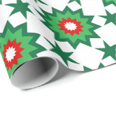 Geometrie der Weihnachtszeit Geschenkpapier (Rolleneckpunkt)