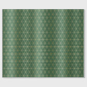 Geometrie des grünen Triangle Geschenkpapier (Flach)