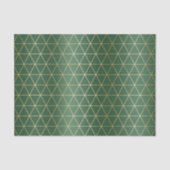 Geometrie des grünen Triangle Seidenpapier (Vorderseite)