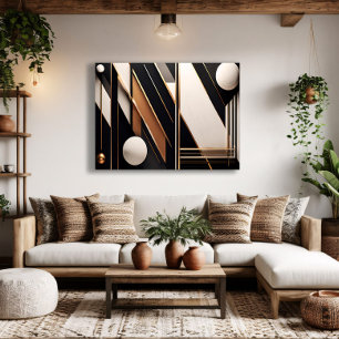 Geometrie des Luxus Leinwanddruck
