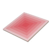 Geometrie des roten Quadrats Fliese (Seite)